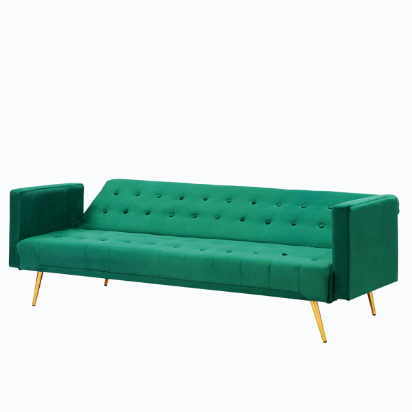 Mercer41 Velvet Sofa Wayfair Canada
